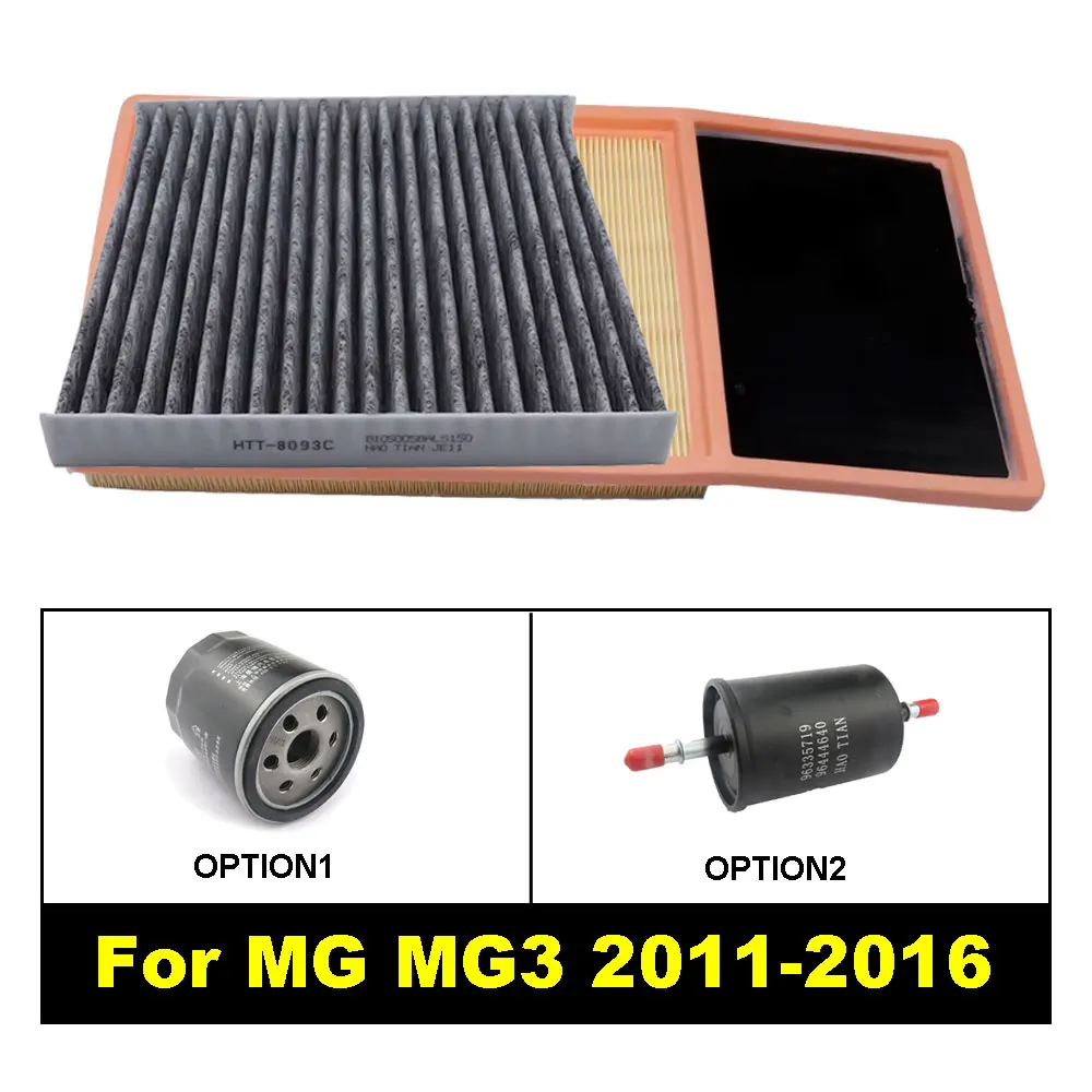 3pcs/4pcs Filter Set For MG3 MG 3 SW 2011 2012 2013 2014 2015 2016 1.3 1.5 SAIC Engine Fuel Cabin A/C Air Oil Filter Service Kit
3pcs/4pcs Filter Set For MG3 MG 3 SW 2011 2012 2013 2014 2015 2016 1.3 1.5 SAIC Engine Fuel Cabin A/C Air Oil Filter Service Kit
