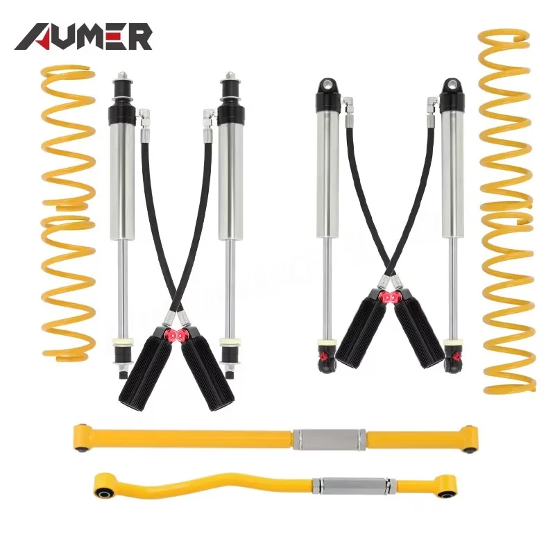4x4 off Road Rebound and Compression Adjustable Coilover Lift Kit Nitrogen Shock Absorber for Patrol Y61 Suspension
4x4 off Road Rebound and Compression Adjustable Coilover Lift Kit Nitrogen Shock Absorber for Patrol Y61 Suspension