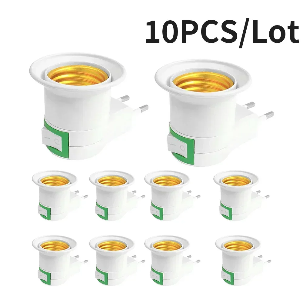 10PCS/Lot E27 EU/US Plug Adapter with Power on-off Control Switch LED Socket Lamp Base Lamp Socket Dropship Lamp
10PCS/Lot E27 EU/US Plug Adapter with Power on-off Control Switch LED Socket Lamp Base Lamp Socket Dropship Lamp