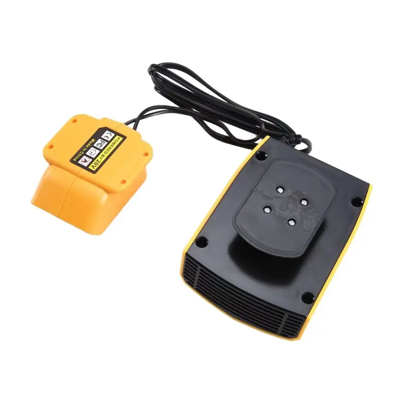 N96R For 20V Battery Powered Cordless Car Heater Electric Warm Air Blower Heating Fan Windshield Demister Defroster Power
N96R For 20V Battery Powered Cordless Car Heater Electric Warm Air Blower Heating Fan Windshield Demister Defroster Power