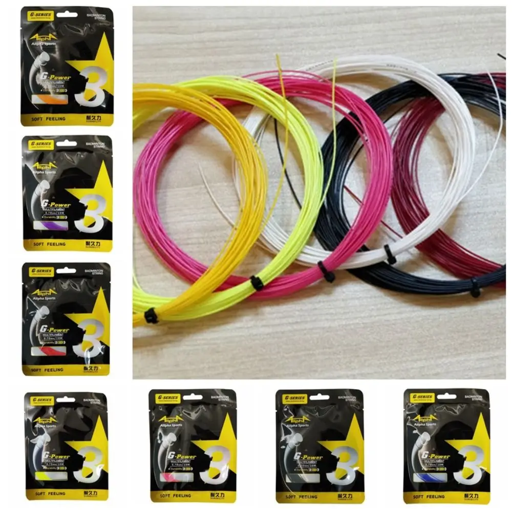 0.7mm G3 Badminton Racket Line Standard Carbon Nanofiber Badminton String Nylon High Flexibility Badminton String Line Training
0.7mm G3 Badminton Racket Line Standard Carbon Nanofiber Badminton String Nylon High Flexibility Badminton String Line Training