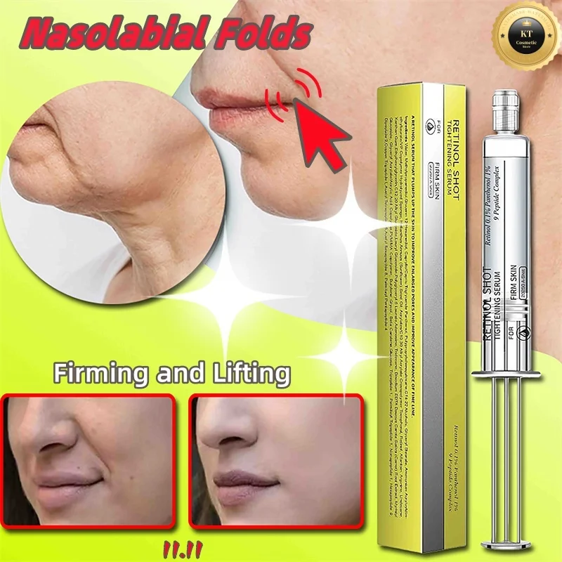 Retinol Firming Serum Lift Facial Nasolabial Folds Eye Fine Lines Hydrating Moisturizing Brighten Essence Skincare Korean Beauty
Retinol Firming Serum Lift Facial Nasolabial Folds Eye Fine Lines Hydrating Moisturizing Brighten Essence Skincare Korean Beauty