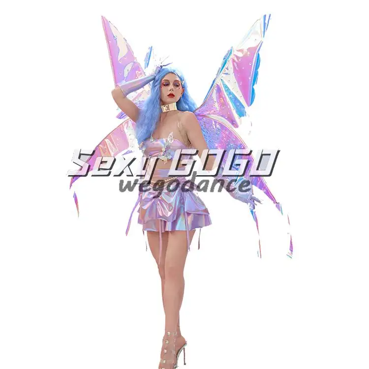 Sexy Sexy Colorful Butterfly Wings Low Waist Skirt Bar Gogo Performance Dress
Sexy Sexy Colorful Butterfly Wings Low Waist Skirt Bar Gogo Performance Dress