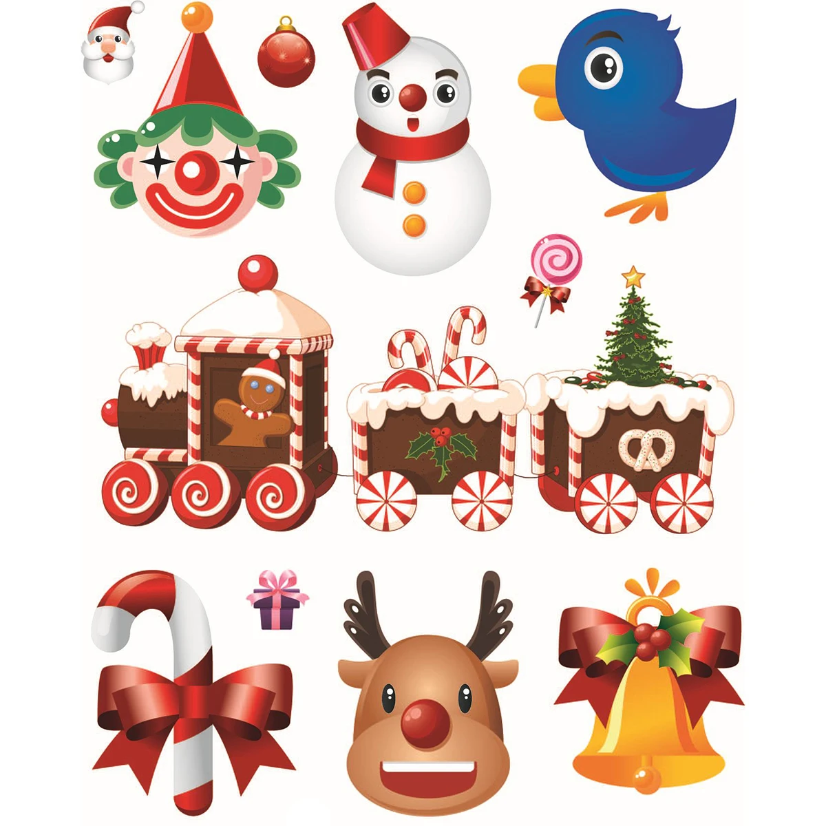10pcs Christmas Window Decals Shop Window Mirror Wall Door Stickers Adorable Room Bedroom Decorations (Random Pat
10pcs Christmas Window Decals Shop Window Mirror Wall Door Stickers Adorable Room Bedroom Decorations (Random Pat
