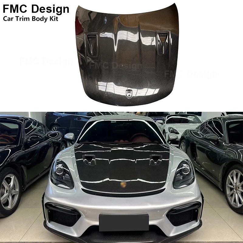 For Porsche 718 981 911 Boxster Cayman Carbon Fiber Front Bumper Engine Hood Bonnet Vent Cover Upgrade Body kit
For Porsche 718 981 911 Boxster Cayman Carbon Fiber Front Bumper Engine Hood Bonnet Vent Cover Upgrade Body kit