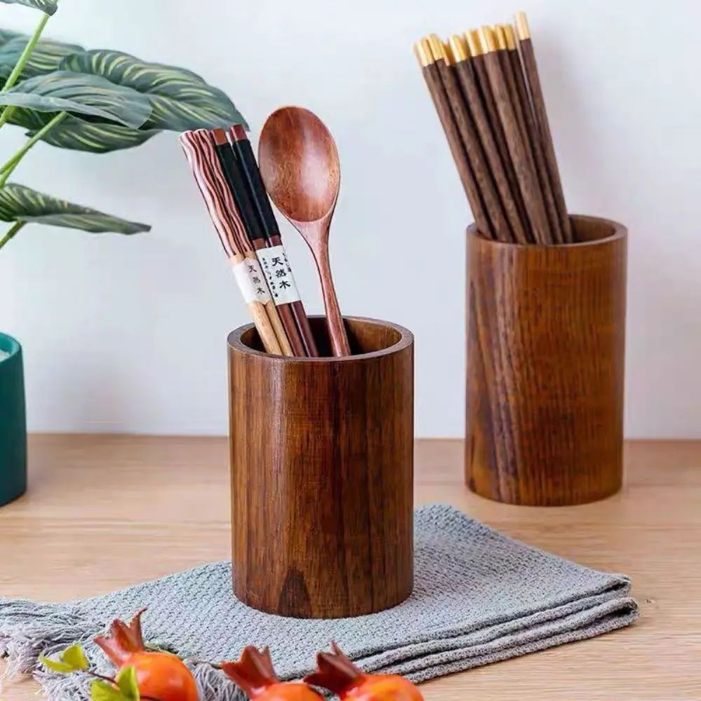 Round Wooden Chopstick Cage Health Drain Solid Wood Wooden Chopstick Rack Natural Spatulas/Shovel
Round Wooden Chopstick Cage Health Drain Solid Wood Wooden Chopstick Rack Natural Spatulas/Shovel