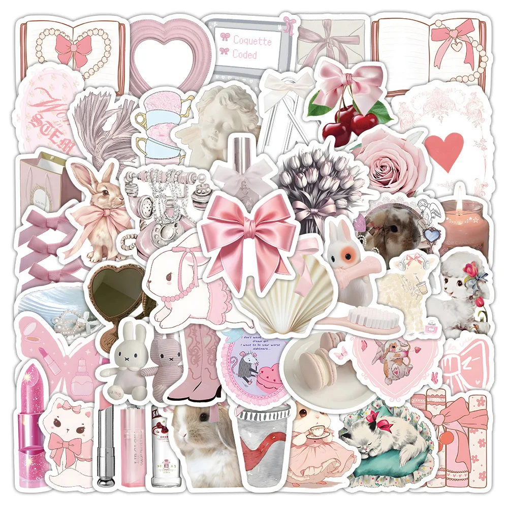 10/60PCS INS Stickers Coquette Pink Graffiti Decoration Girl Gift Cartoon DIY Toys Fridge Laptop Guitar Bike Skateboard Decals
10/60PCS INS Stickers Coquette Pink Graffiti Decoration Girl Gift Cartoon DIY Toys Fridge Laptop Guitar Bike Skateboard Decals