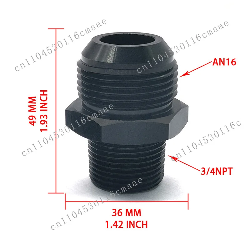 Модифицированный автомобильный алюминиевый адаптер топливного насоса с черным анодом AN16-3/4NPT, резьбовой разъем топливной трубы
Модифицированный автомобильный алюминиевый адаптер топливного насоса с черным анодом AN16-3/4NPT, резьбовой разъем топливной трубы