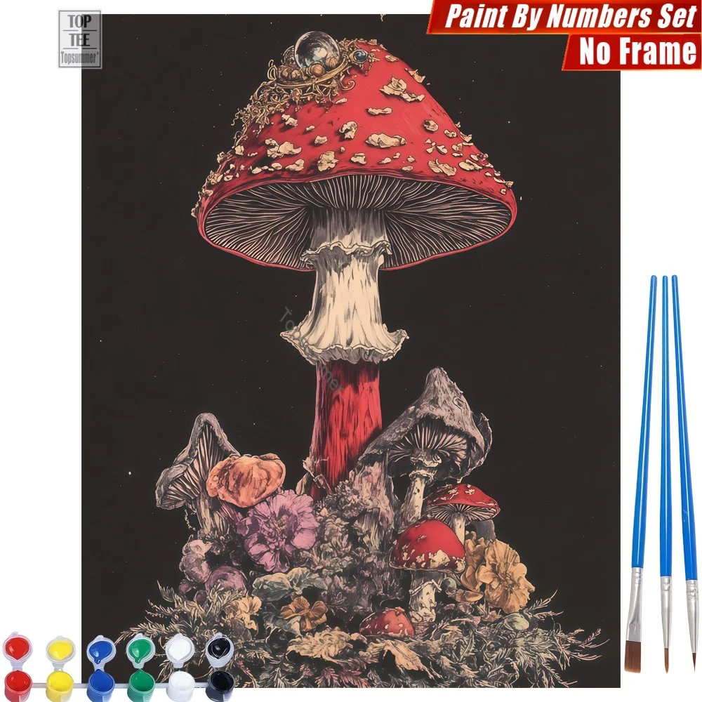Red White Mushrooms Digital Oil Painting Kit - Mushrooms Fantastical Eerie Home Bedroom Decor Thanksgiving Day Gift For Woman
Red White Mushrooms Digital Oil Painting Kit - Mushrooms Fantastical Eerie Home Bedroom Decor Thanksgiving Day Gift For Woman