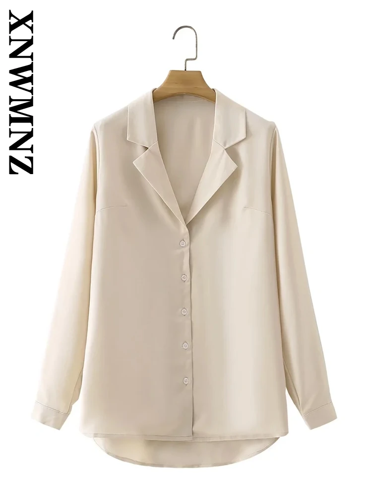 XNWMNZ 2024 Autumn New Woman's Trendy Coat Outerwear Party Woman Solid Color Long Sleeve Notched Collar Shirt Regular Fit Top
XNWMNZ 2024 Autumn New Woman's Trendy Coat Outerwear Party Woman Solid Color Long Sleeve Notched Collar Shirt Regular Fit Top