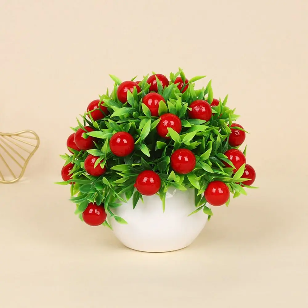Mini Artificial Fruit Plant Potted Plastic Realistic Roses Flower Potted Cherry Orange Small Fruit Tree Potted
Mini Artificial Fruit Plant Potted Plastic Realistic Roses Flower Potted Cherry Orange Small Fruit Tree Potted