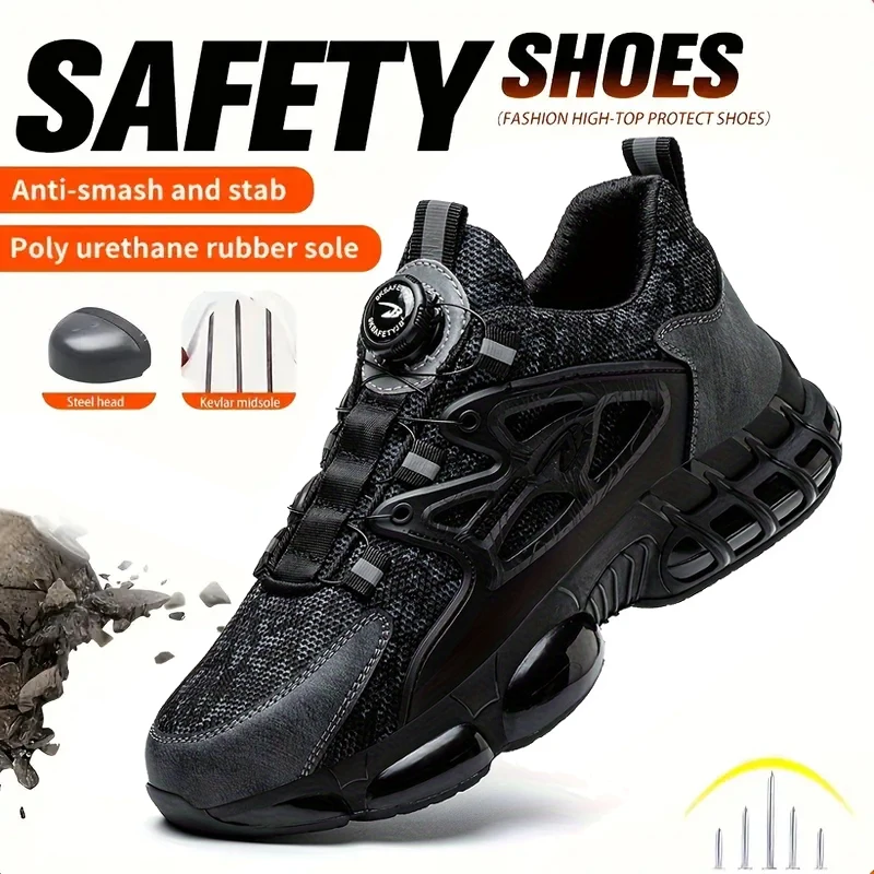 2026 Slack-stab-proof Work Shoes with Elastic Buttons and Lace-up
2026 Slack-stab-proof Work Shoes with Elastic Buttons and Lace-up