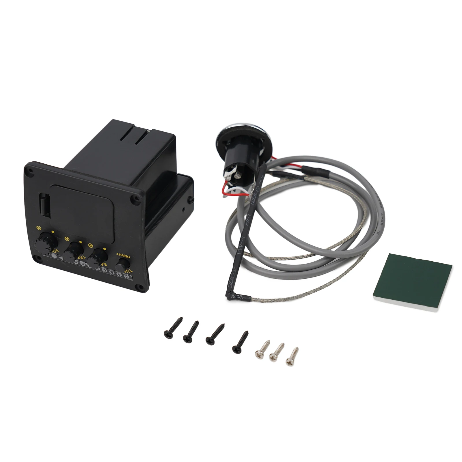 Tuner Guitar Pickup Accessories Compact EQ Equalizer System Exquisite Lightweight Piezo Preamp Study High Quality
Tuner Guitar Pickup Accessories Compact EQ Equalizer System Exquisite Lightweight Piezo Preamp Study High Quality