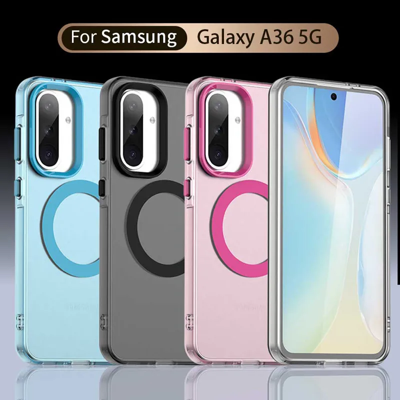 Чехол для Samsung Galaxy A56 A36 5G ELVEV, ультратонкий жесткий ПК + мягкий полупрозрачный чехол из ТПУ на присоске
Чехол для Samsung Galaxy A56 A36 5G ELVEV, ультратонкий жесткий ПК + мягкий полупрозрачный чехол из ТПУ на присоске