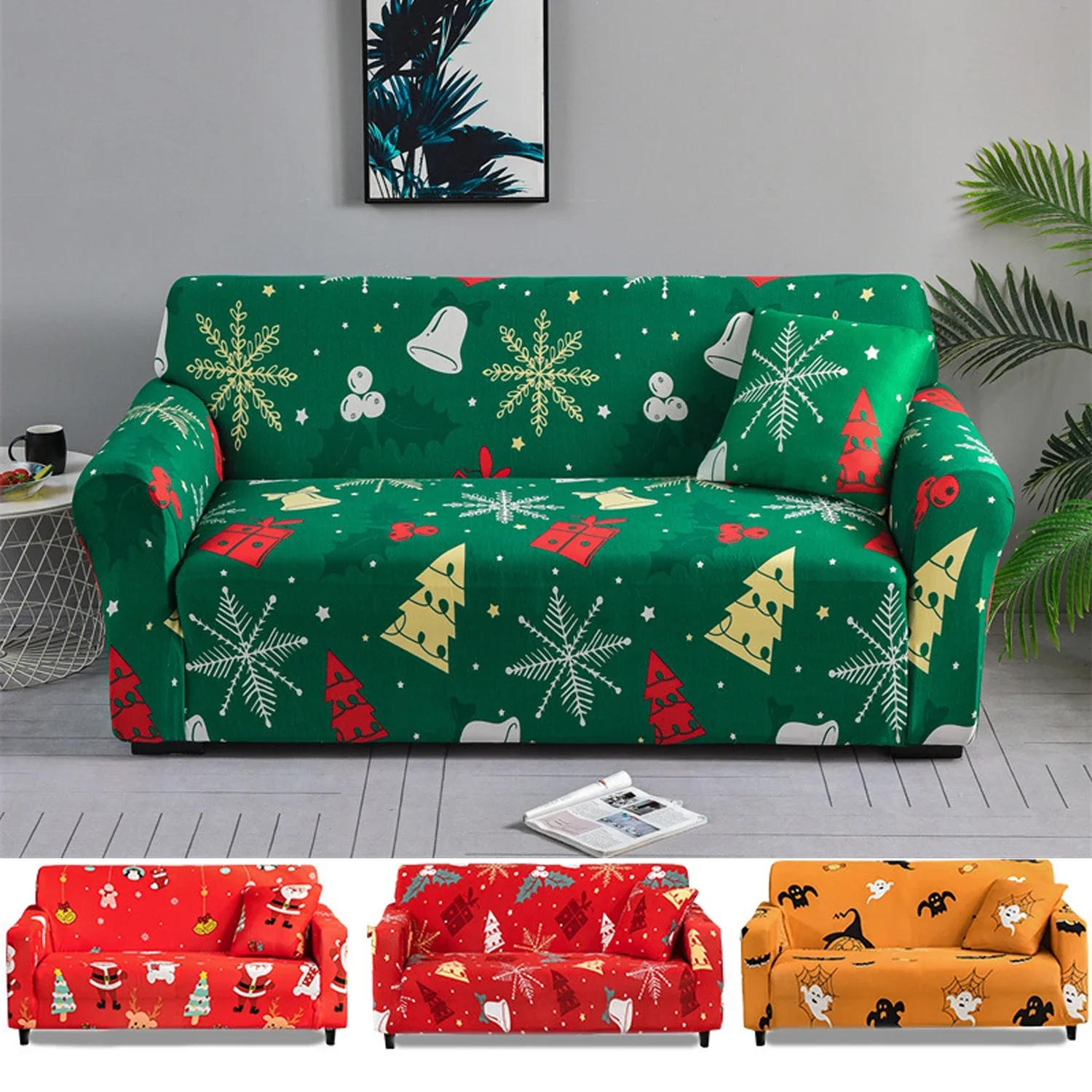 New Elastic Printed Sofa Cover Christmas Halloween Style Seat Living Room Decora Sofa Cover Family Furniture Protective Cover
New Elastic Printed Sofa Cover Christmas Halloween Style Seat Living Room Decora Sofa Cover Family Furniture Protective Cover