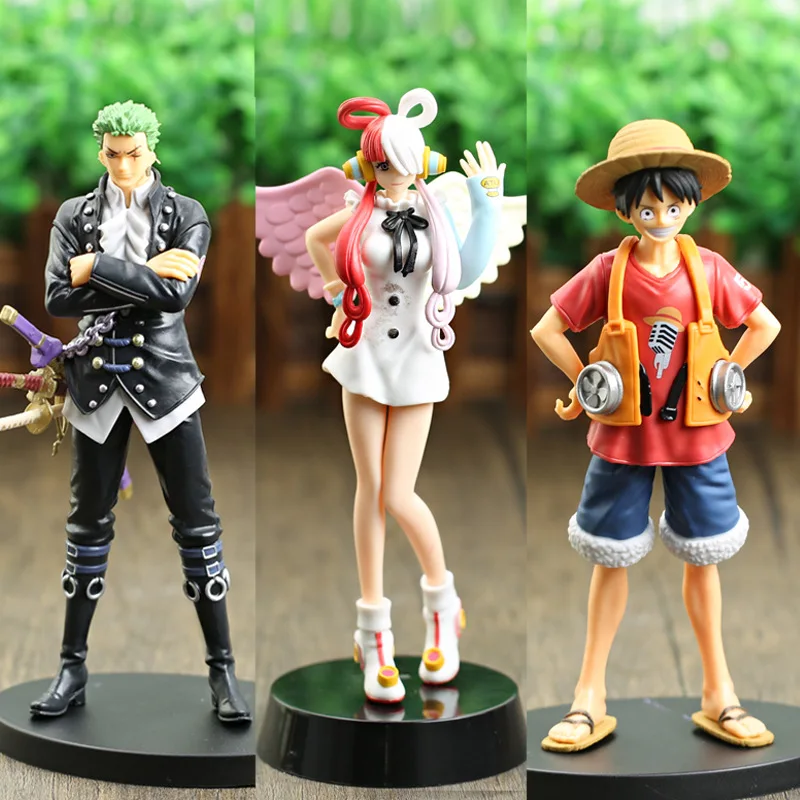 New Anime One Piece Action Figure Luffy Uta Sanji Zoro Pvc Model Desktop Ornaments Kids Toy Birthday Gift With Box Doll
New Anime One Piece Action Figure Luffy Uta Sanji Zoro Pvc Model Desktop Ornaments Kids Toy Birthday Gift With Box Doll