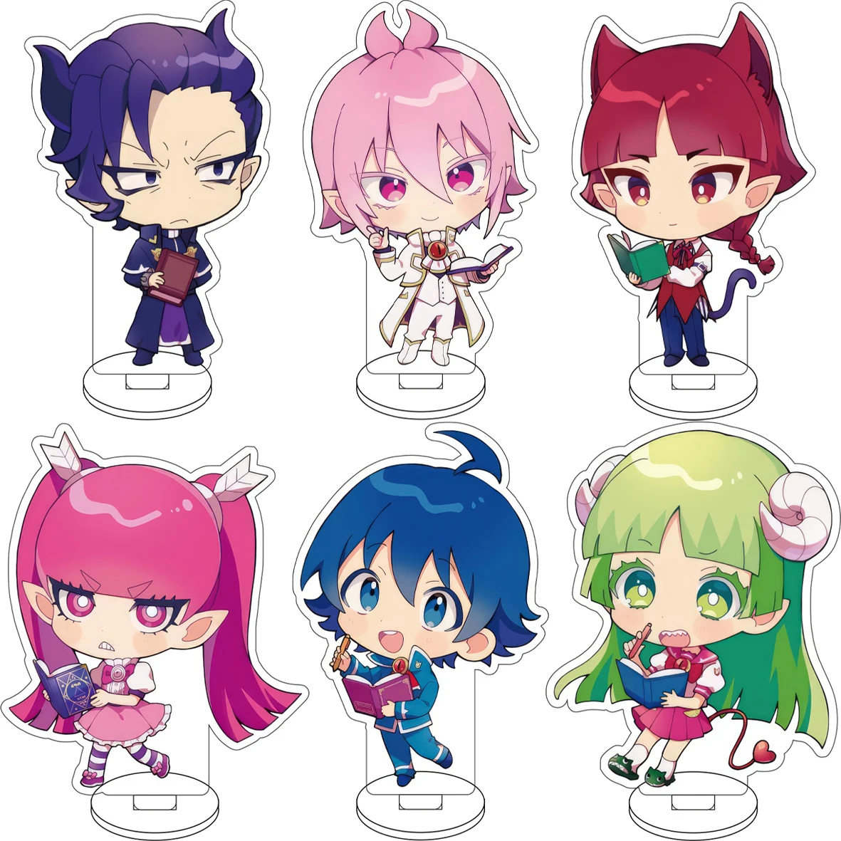 10CM Anime Welcome to Demon School! Cos Inuma Kun Barbatos Pachi Valac Clara Asmodeus Alice Figure Acrylic Stand Cute Ornaments
10CM Anime Welcome to Demon School! Cos Inuma Kun Barbatos Pachi Valac Clara Asmodeus Alice Figure Acrylic Stand Cute Ornaments