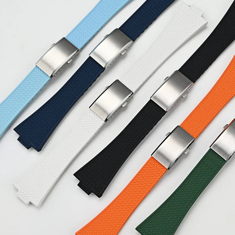 Ремешок для часов из фторкаучука для серии Tissot PRX, 11 мм, 12 мм, быстросъемный, спортивный, водонепроницаемый браслет FKM.
Ремешок для часов из фторкаучука для серии Tissot PRX, 11 мм, 12 мм, быстросъемный, спортивный, водонепроницаемый браслет FKM.