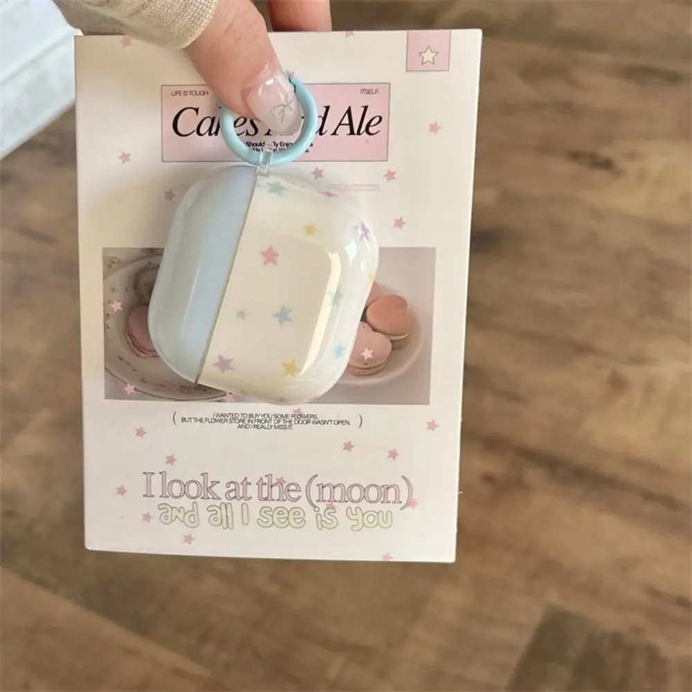 Colorful Stars Earphone Case Shockproof Anti Scratch Bluetooth Earbuds Case with Hook Gift for Airpods 1/2/3/4/pro2
Colorful Stars Earphone Case Shockproof Anti Scratch Bluetooth Earbuds Case with Hook Gift for Airpods 1/2/3/4/pro2