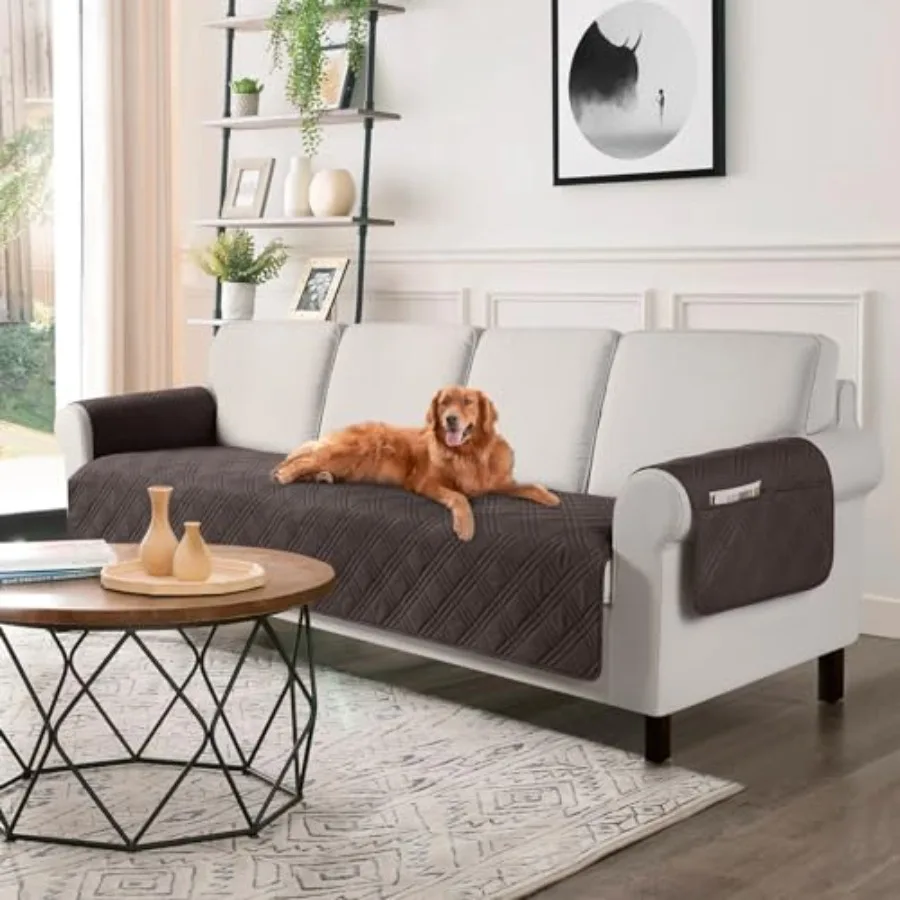 Waterproof Oversized Couch Covers for Pets Dogs with Non Slip Backing, Sofa Seat Covers with Pocket for 4 Cushion Couch Washabl
Waterproof Oversized Couch Covers for Pets Dogs with Non Slip Backing, Sofa Seat Covers with Pocket for 4 Cushion Couch Washabl