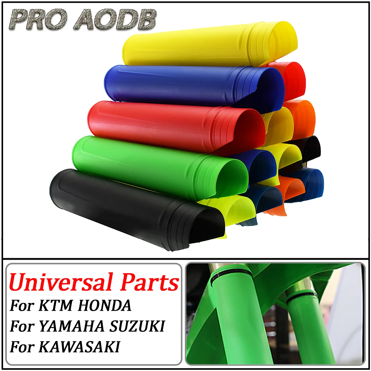 Universal Parts Motocross Fork Cover Shock Absorber Guard Protector For KTM Yamaha Kasawaki Suzuki Honda Husqvarna 125-500cc
Universal Parts Motocross Fork Cover Shock Absorber Guard Protector For KTM Yamaha Kasawaki Suzuki Honda Husqvarna 125-500cc