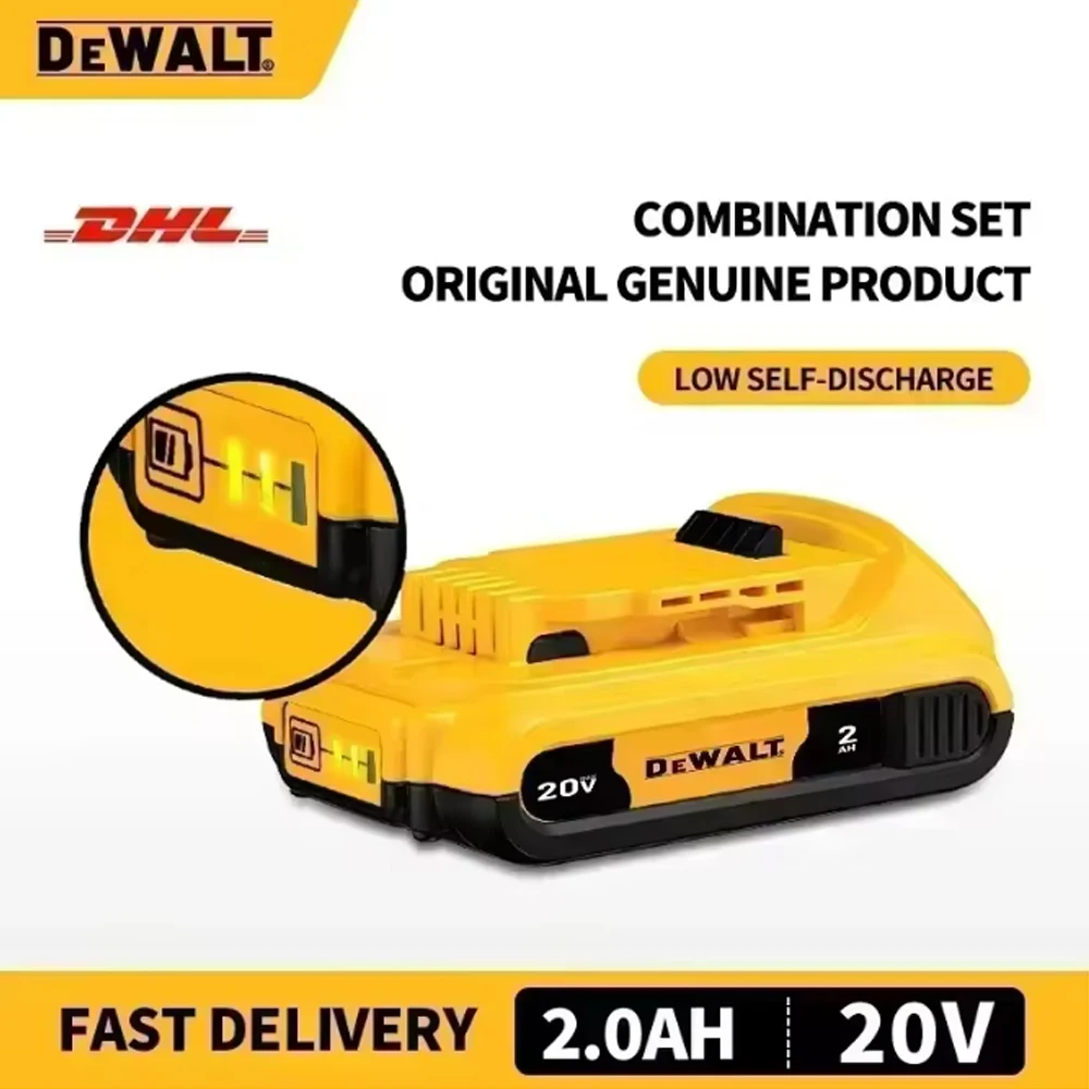 20V 2Ah DCB203 Li ion Battery Replacement for DeWalt 18v 20Volt Max Lithium Ion Batteries DCB206 DCB205 DCB204 DCB200Power Tools
20V 2Ah DCB203 Li ion Battery Replacement for DeWalt 18v 20Volt Max Lithium Ion Batteries DCB206 DCB205 DCB204 DCB200Power Tools