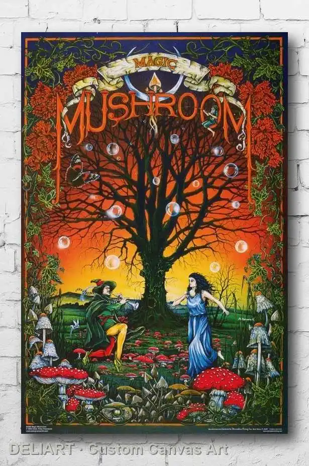 MAGIC MUSHROOM DANCE - FANTASY ART Canvas Poster Custom Size Available Room Decoration Home Decor Wall
MAGIC MUSHROOM DANCE - FANTASY ART Canvas Poster Custom Size Available Room Decoration Home Decor Wall