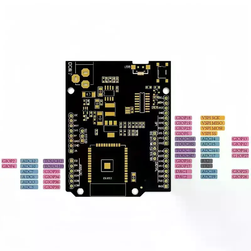 1Pcs D1 R32 ESP32 Development Board WiFi Bluetooth Rich Expansion Pins For IoT DIY Projects For Wemos
1Pcs D1 R32 ESP32 Development Board WiFi Bluetooth Rich Expansion Pins For IoT DIY Projects For Wemos