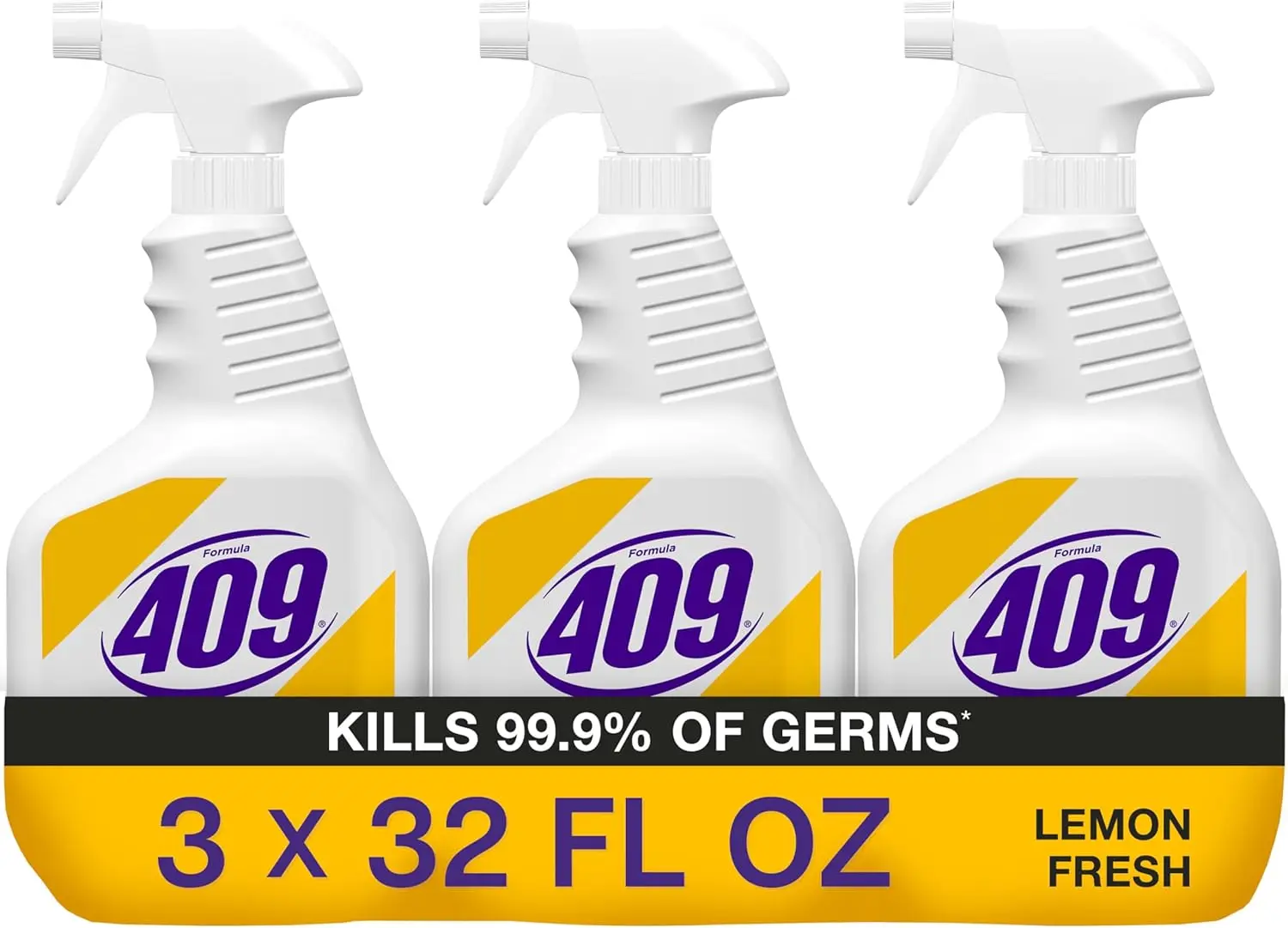 Multi-Surface Cleaner Spray, Lemon Fresh, 32 oz, Pack of 3 - Removes Grease & Disinfects
Multi-Surface Cleaner Spray, Lemon Fresh, 32 oz, Pack of 3 - Removes Grease & Disinfects