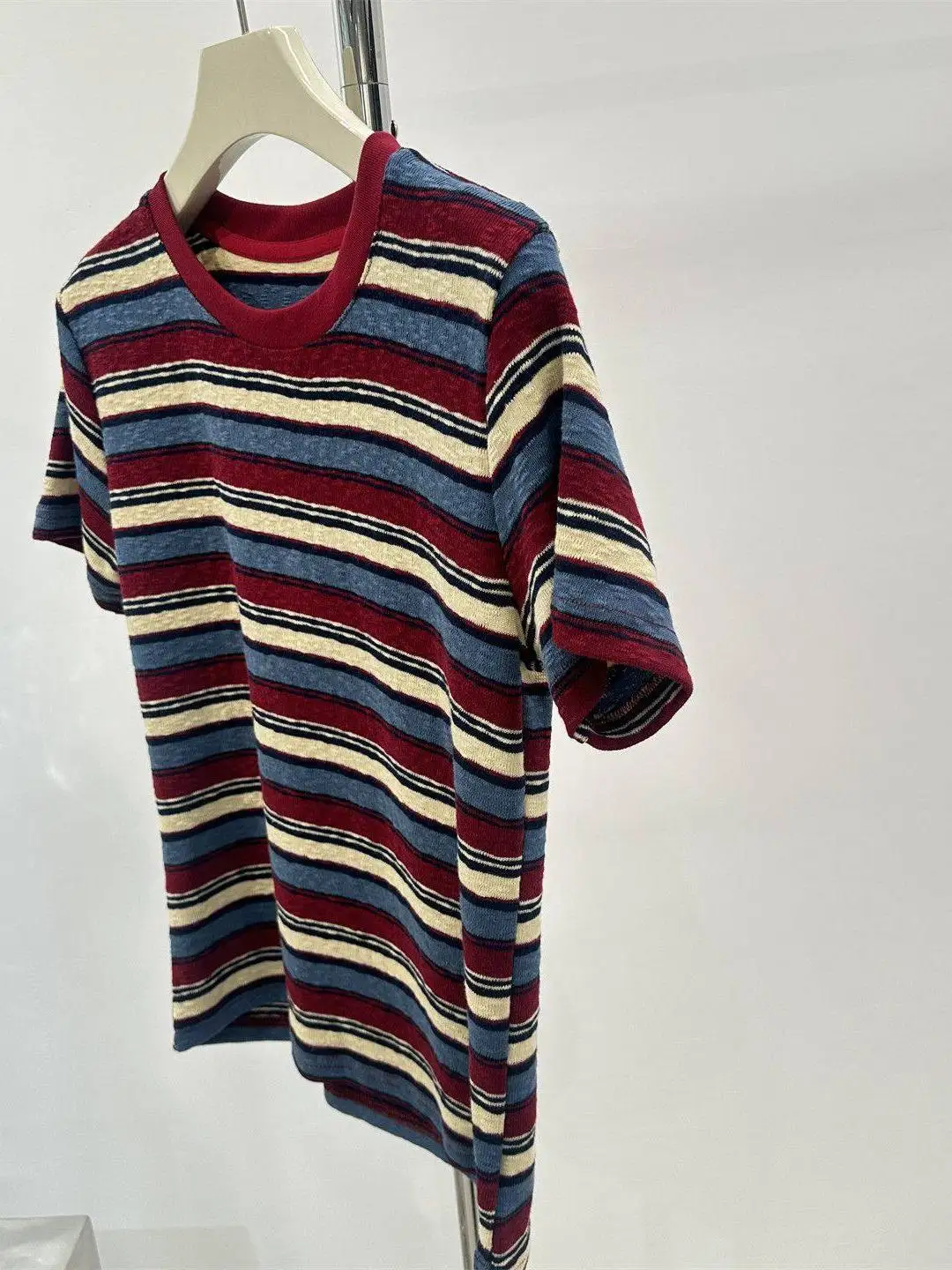 plus Size Women's T-Shirt Summer Loose Fit Half Sleeve Retro Striped Short Sleeve Base Layer Top for plus Size Women
plus Size Women's T-Shirt Summer Loose Fit Half Sleeve Retro Striped Short Sleeve Base Layer Top for plus Size Women
