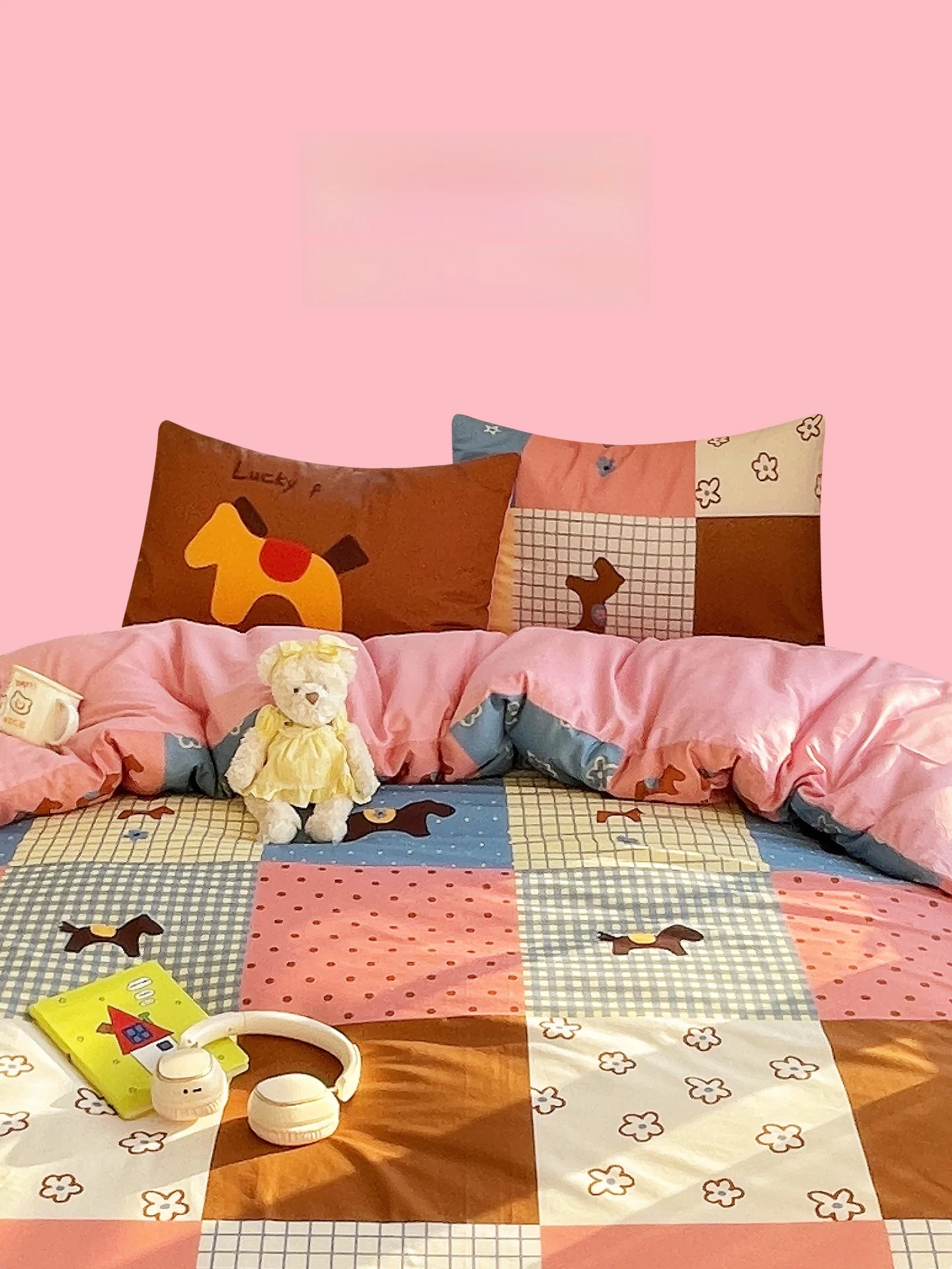 Zoeo New 2026 Cotton Quilt Set Rainbow aron Pattern Bedding eet Bed Canopy Sle Four-Piece Bedding Set for All Seasons
Zoeo New 2026 Cotton Quilt Set Rainbow aron Pattern Bedding eet Bed Canopy Sle Four-Piece Bedding Set for All Seasons