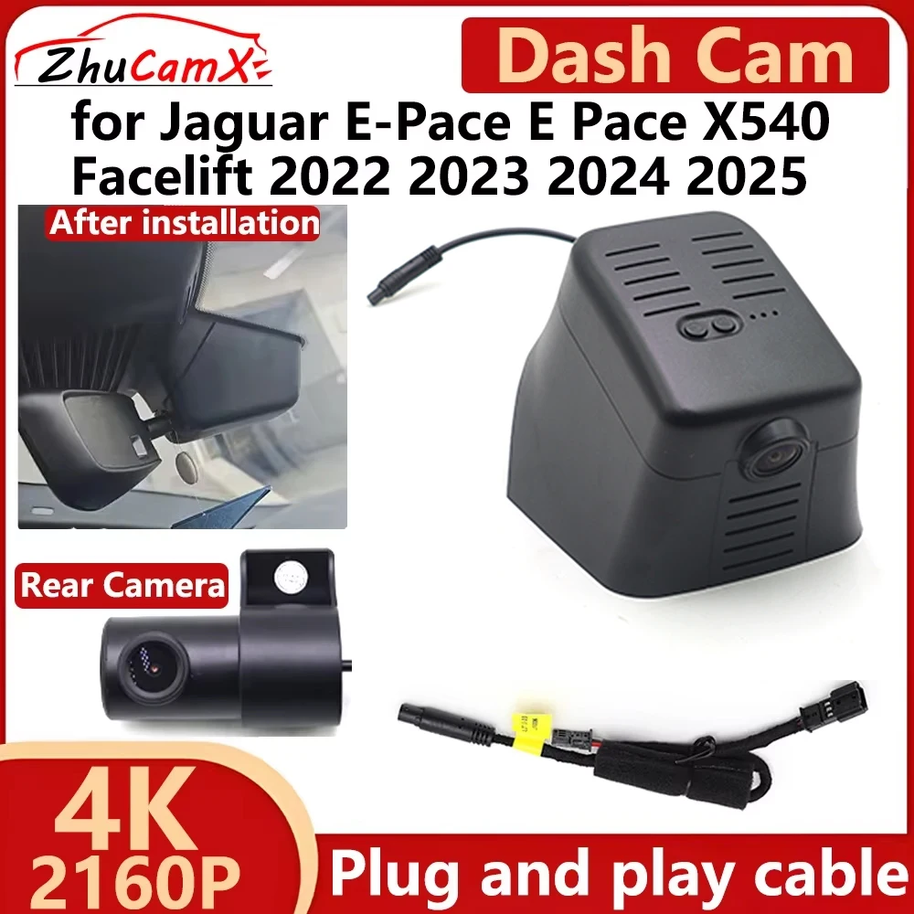 ZhuCamX for Jaguar E-Pace E Pace X540 Facelift 2022-2025 OEM 4K UHD 2160P Car DVR Dash Cam Camera Night Vision Recorder
ZhuCamX for Jaguar E-Pace E Pace X540 Facelift 2022-2025 OEM 4K UHD 2160P Car DVR Dash Cam Camera Night Vision Recorder