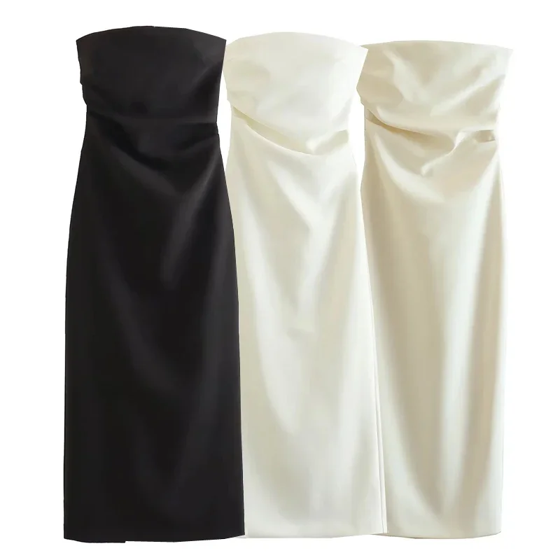 New 2025 Off Shoulder Bodycon Dress Women Sleeveless Black Long Dress Woman Summer Elegant Party Dresses Backless Sexy Dresses
New 2025 Off Shoulder Bodycon Dress Women Sleeveless Black Long Dress Woman Summer Elegant Party Dresses Backless Sexy Dresses