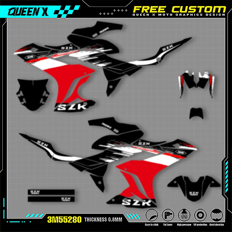 Queen X MOTOR For SUZUKI GSX250R 2014 2015 2016 2017 2018 2019 2020 Full Set Motorcycle Graphics Decals Stickers Kits 001
Queen X MOTOR For SUZUKI GSX250R 2014 2015 2016 2017 2018 2019 2020 Full Set Motorcycle Graphics Decals Stickers Kits 001