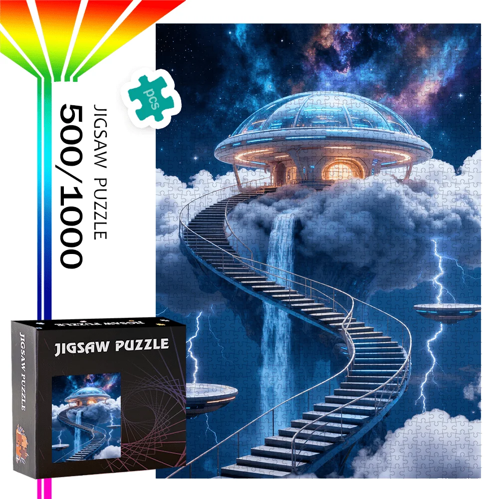 500 шт./1000 шт. высококачественная головоломка «Звездное небо и облако» | Портативная картонная головоломка на день рождения, Хэллоуин, Рождество,
500 шт./1000 шт. высококачественная головоломка «Звездное небо и облако» | Портативная картонная головоломка на день рождения, Хэллоуин, Рождество,