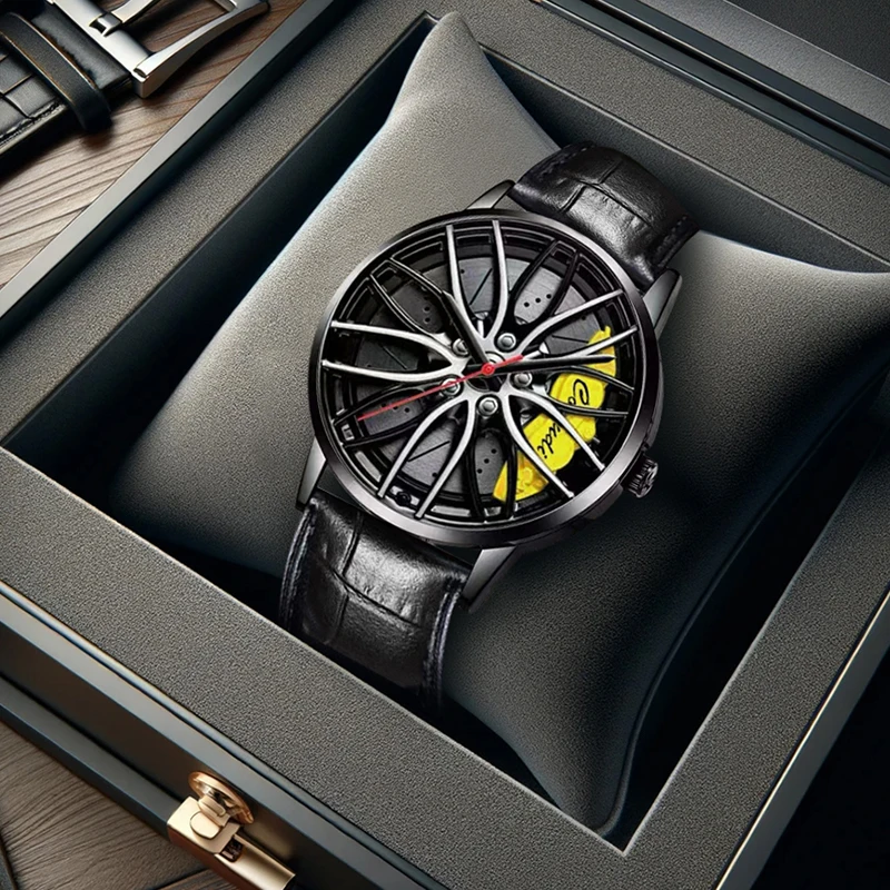 Мужские черно-желтые современные минималистичные энергичные модные кварцевые часы из искусственной кожи
Мужские черно-желтые современные минималистичные энергичные модные кварцевые часы из искусственной кожи