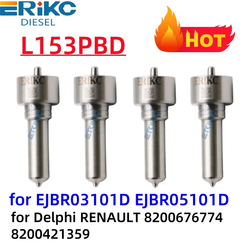 4PCS EJBR03101D EJBR05101D Nozzle L153PBD Commmon Rail injector Nozzle L153PRD for RENAULT 8200676774 8200421359
4PCS EJBR03101D EJBR05101D Nozzle L153PBD Commmon Rail injector Nozzle L153PRD for RENAULT 8200676774 8200421359