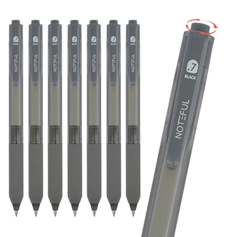 Gel Pens 8 Pack, 0.7mm Retractable Fine Point Pens, Fast Dry Ink Writing Pens for Office Work, School Supplies, Notes and Journ
Gel Pens 8 Pack, 0.7mm Retractable Fine Point Pens, Fast Dry Ink Writing Pens for Office Work, School Supplies, Notes and Journ