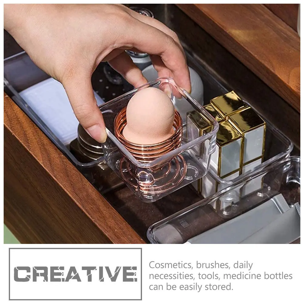 5Pcs Storage Organizer Box Multi-Purpose Drawer Organizer Tray Cosmetics Dividers Drawer Storage Box Sundries Case for Desk
5Pcs Storage Organizer Box Multi-Purpose Drawer Organizer Tray Cosmetics Dividers Drawer Storage Box Sundries Case for Desk
