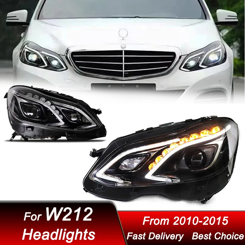 Pop Car Headlights For Mercedes-Benz E Class W212 2010-2015 high style LED Auto Headlamp Assembly Projector Lens Accessories Kit
Pop Car Headlights For Mercedes-Benz E Class W212 2010-2015 high style LED Auto Headlamp Assembly Projector Lens Accessories Kit