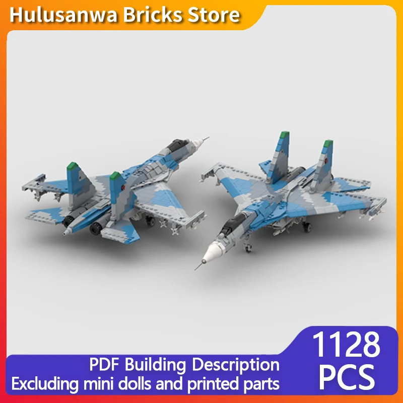 Su-27 Military Fighter Jets Model MOC Building Bricks War Equipment Modular Technology Gifts Holiday Assemble Children Toys Suit
Su-27 Military Fighter Jets Model MOC Building Bricks War Equipment Modular Technology Gifts Holiday Assemble Children Toys Suit