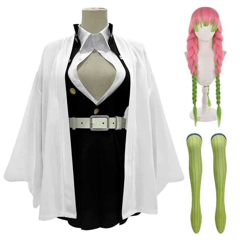 HOLOUN Anime Kanroji Mitsuri Cosplay Costume Braided Wig Embroidery Top Skirt White Haori Belt Stockings Cos Halloween
HOLOUN Anime Kanroji Mitsuri Cosplay Costume Braided Wig Embroidery Top Skirt White Haori Belt Stockings Cos Halloween