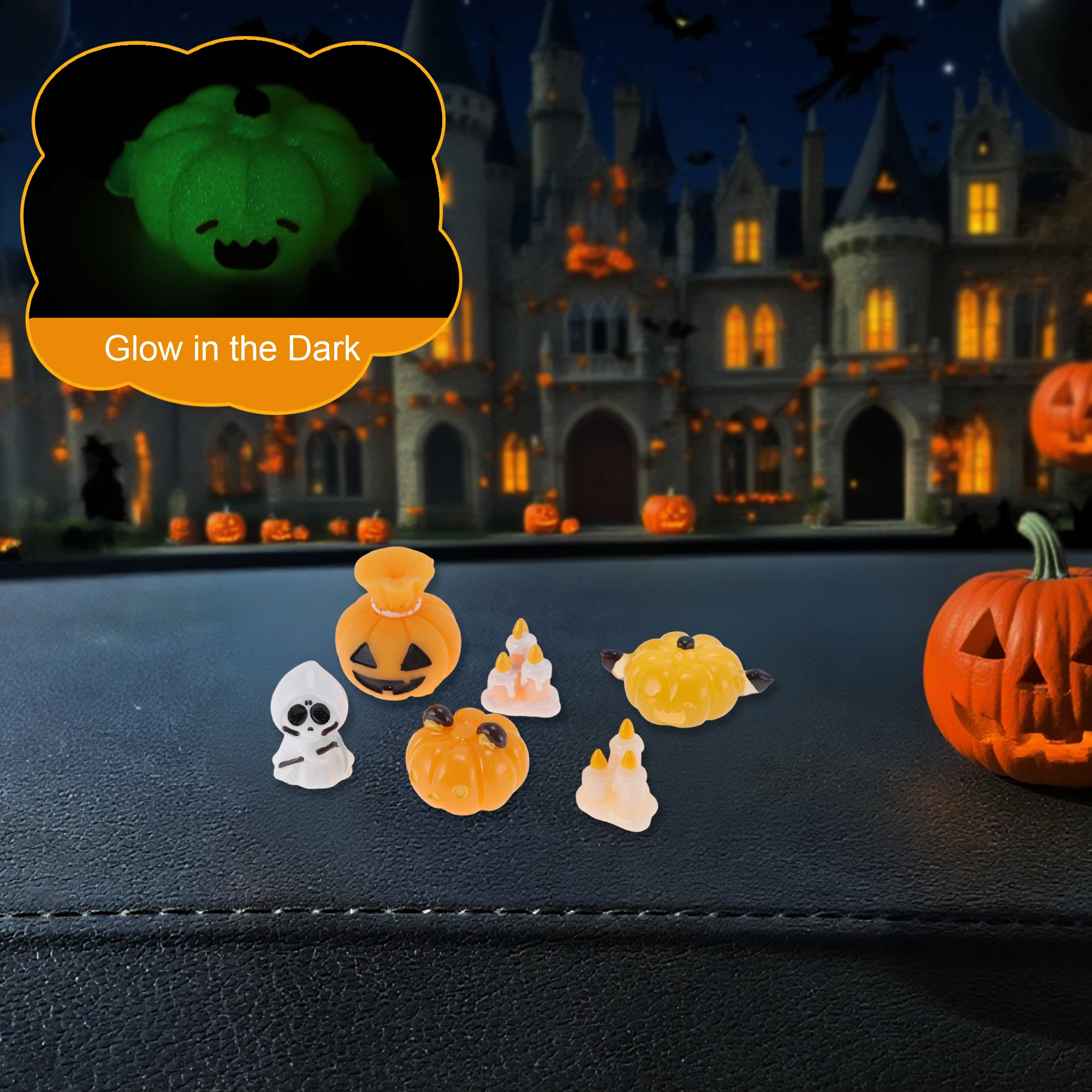 UXCELL Halloween Figurines Pumpkin Ghost Halloween Miniatures Resin Multicolor Multiple Sizes for Car Indoor Outdoor Decor 1 Set
UXCELL Halloween Figurines Pumpkin Ghost Halloween Miniatures Resin Multicolor Multiple Sizes for Car Indoor Outdoor Decor 1 Set