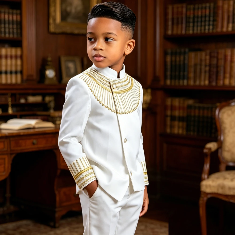 African Children Clothing for Kids Boy Ankara Dashiki Shirts Trousers Suit 2 Piece Set Outfit Child Button Tops Pants Embroidery
African Children Clothing for Kids Boy Ankara Dashiki Shirts Trousers Suit 2 Piece Set Outfit Child Button Tops Pants Embroidery