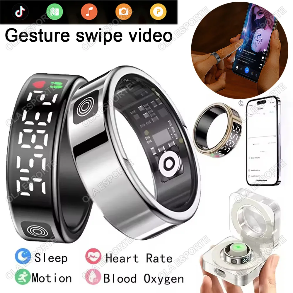 Новое умное кольцо для мужчин и женщин, монитор сердечного ритма, кислорода в крови, многофункциональный монитор для сна, фитнеса, IP68, водонепроницаемые, спортивные подарки Smartring 2025
Новое умное кольцо для мужчин и женщин, монитор сердечного ритма, кислорода в крови, многофункциональный монитор для сна, фитнеса, IP68, водонепроницаемые, спортивные подарки Smartring 2025