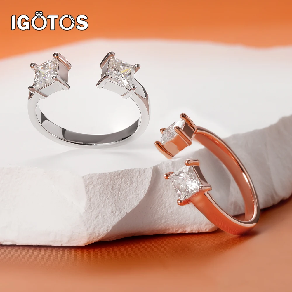 IGOTOS 4,5 мм 1 каttw обручальные кольца с муассанитом огранки принцессы для женщин, тест на бриллианты, стерлинговое серебро 925 пробы, ювелирные изделия, подарок
IGOTOS 4,5 мм 1 каttw обручальные кольца с муассанитом огранки принцессы для женщин, тест на бриллианты, стерлинговое серебро 925 пробы, ювелирные изделия, подарок