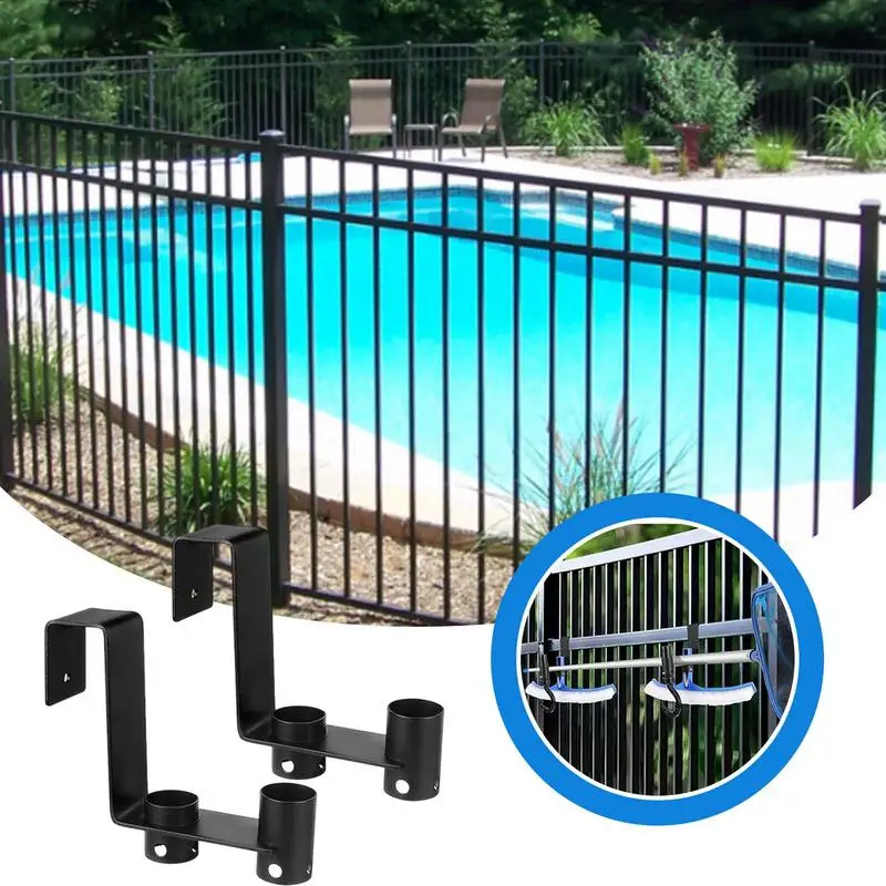 Pool Pole Hanger 2 Pieces Heavy Duty Metal Fence Hooks Spa Replacement Parts For Beach Swimming Sports Garden Patio Deck Wall
Pool Pole Hanger 2 Pieces Heavy Duty Metal Fence Hooks Spa Replacement Parts For Beach Swimming Sports Garden Patio Deck Wall
