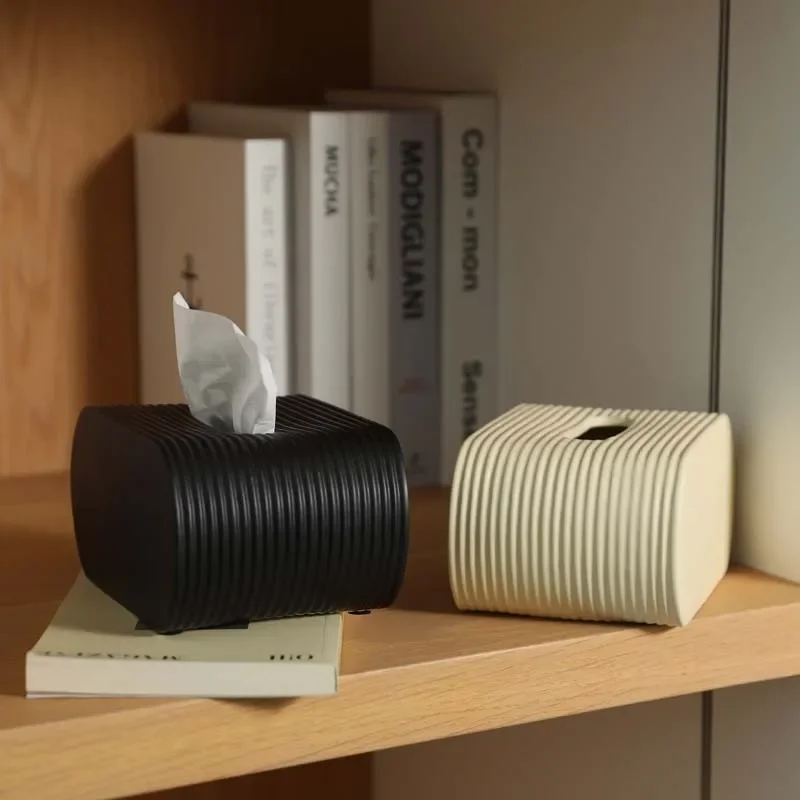 INS-Style High-Temperature Ceramic Tissue Box, Striped Router Shape, Unique Decorative Piece, Durable Holder, Trendy Home Accent
INS-Style High-Temperature Ceramic Tissue Box, Striped Router Shape, Unique Decorative Piece, Durable Holder, Trendy Home Accent