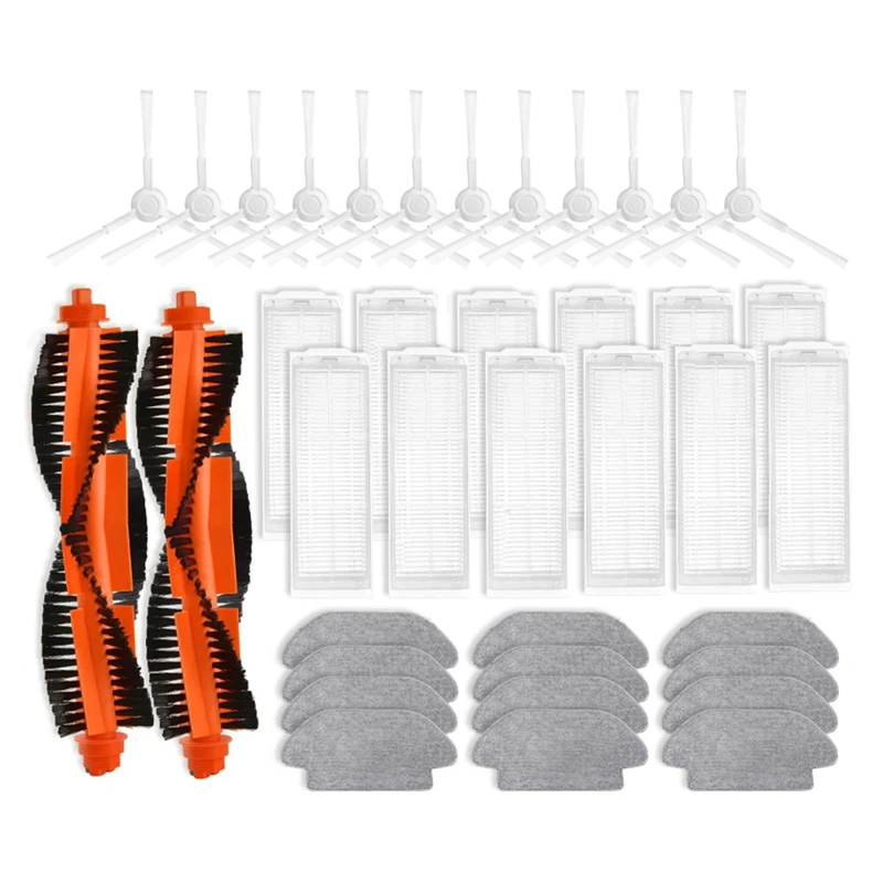 Main Side Brush Hepa Filter Mop Cloth For Xiaomi Robot Vacuum T12 / S10 / S12 / B106GL Replacement Spare Parts
Main Side Brush Hepa Filter Mop Cloth For Xiaomi Robot Vacuum T12 / S10 / S12 / B106GL Replacement Spare Parts