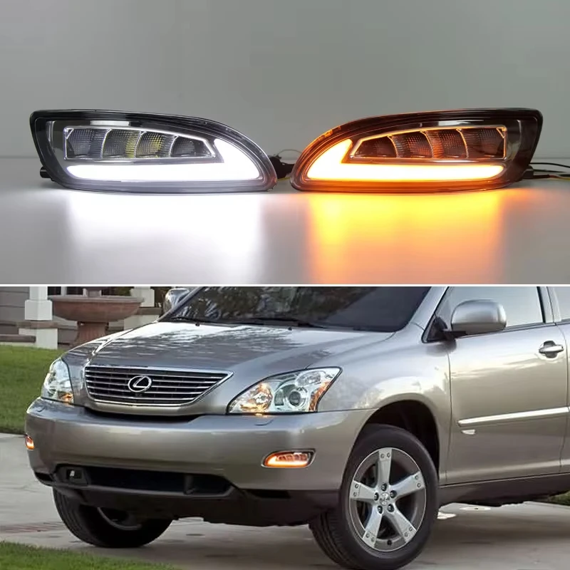 LED Fog Lamp Assembly For Lexus RX300 RX330 RX350 RX II 2003-2008 Car 12V LED Daytime Running Light + Turn Signal Lamp
LED Fog Lamp Assembly For Lexus RX300 RX330 RX350 RX II 2003-2008 Car 12V LED Daytime Running Light + Turn Signal Lamp